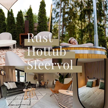 Bosrijk Chalet - Hottub - Veluwe Putten Kültér fotó