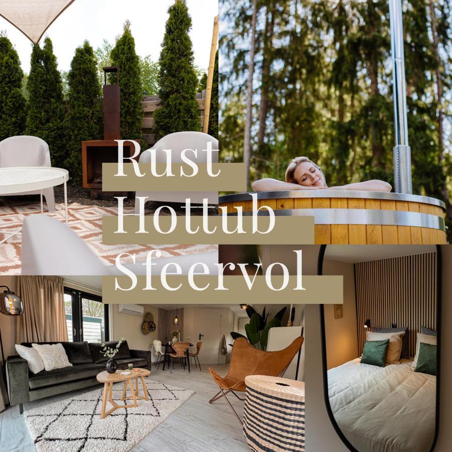 Bosrijk Chalet - Hottub - Veluwe Putten Kültér fotó
